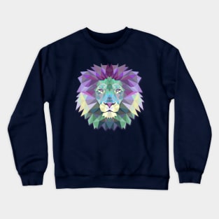 lion for all purple modern , sport and beauty Crewneck Sweatshirt